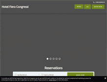 Tablet Screenshot of hotelfieracongressi.com